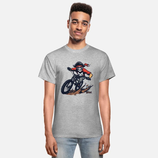 Skull Skeleton Pirate Mountain Biking