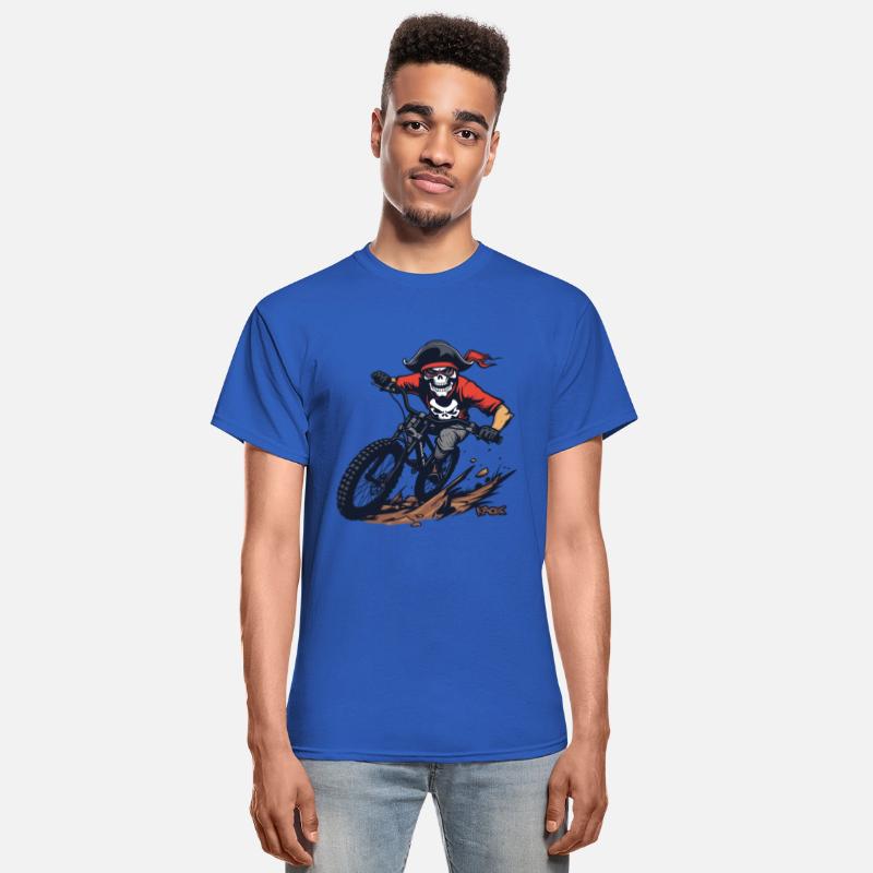 Skull Skeleton Pirate Mountain Biking