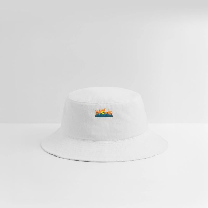 Skyline with Graffiti Building City