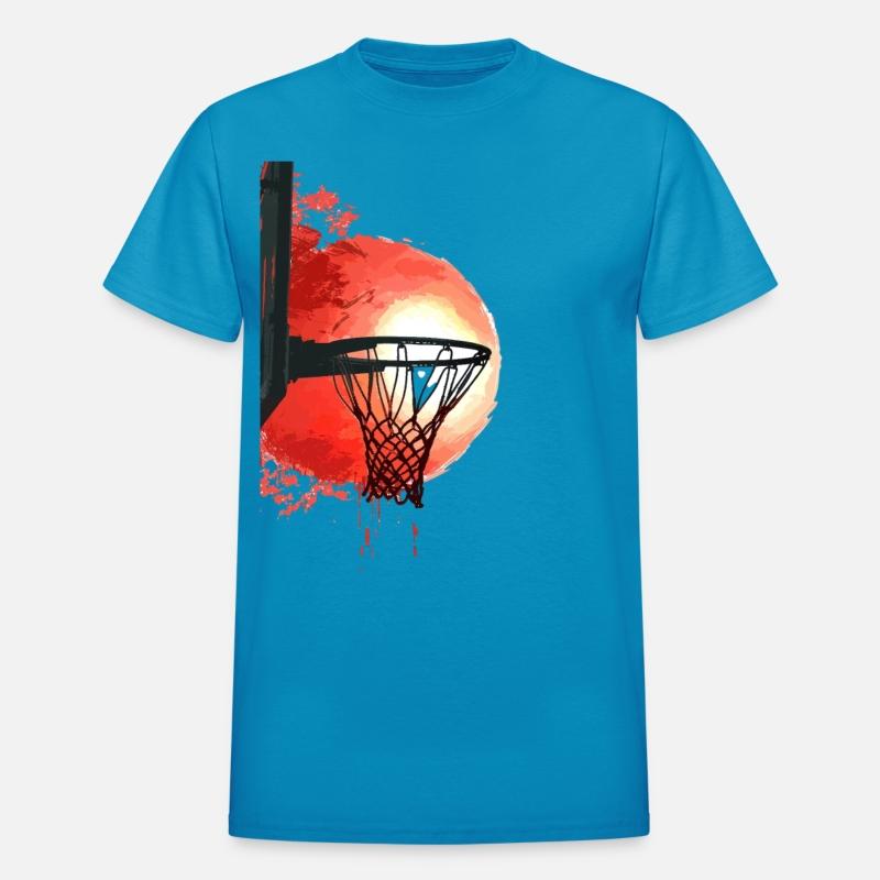 Slam Dunk Silhouette Against Sunset