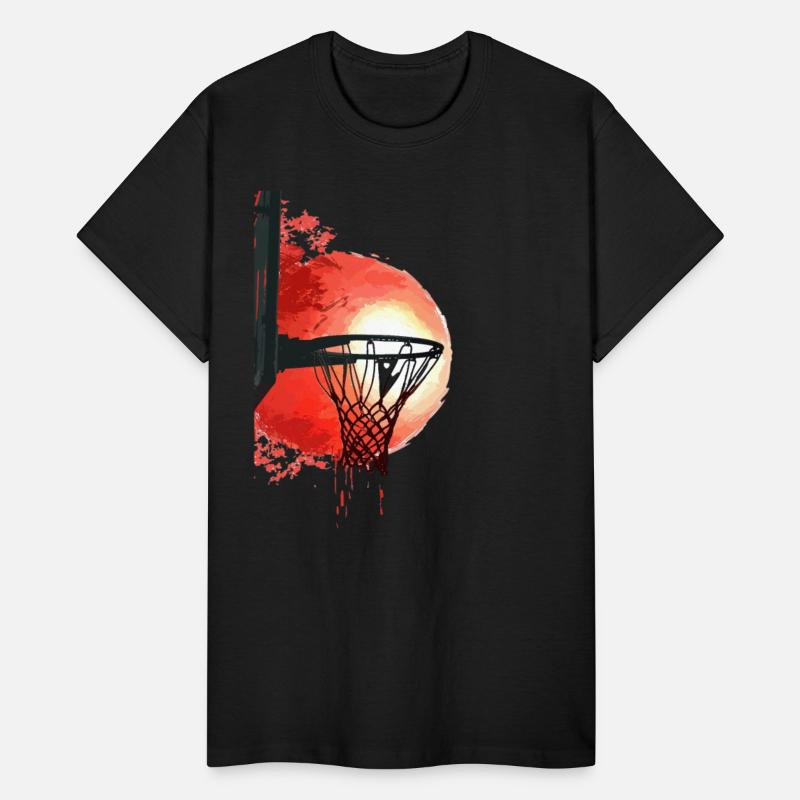 Slam Dunk Silhouette Against Sunset