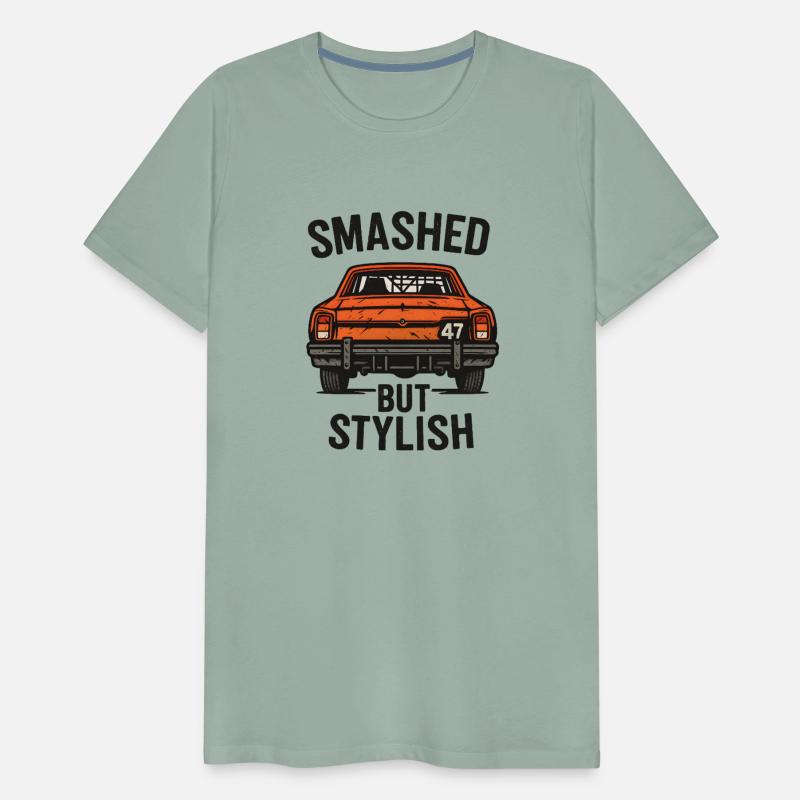 Smashed But Stylish Derby Racing Design Car Wreck