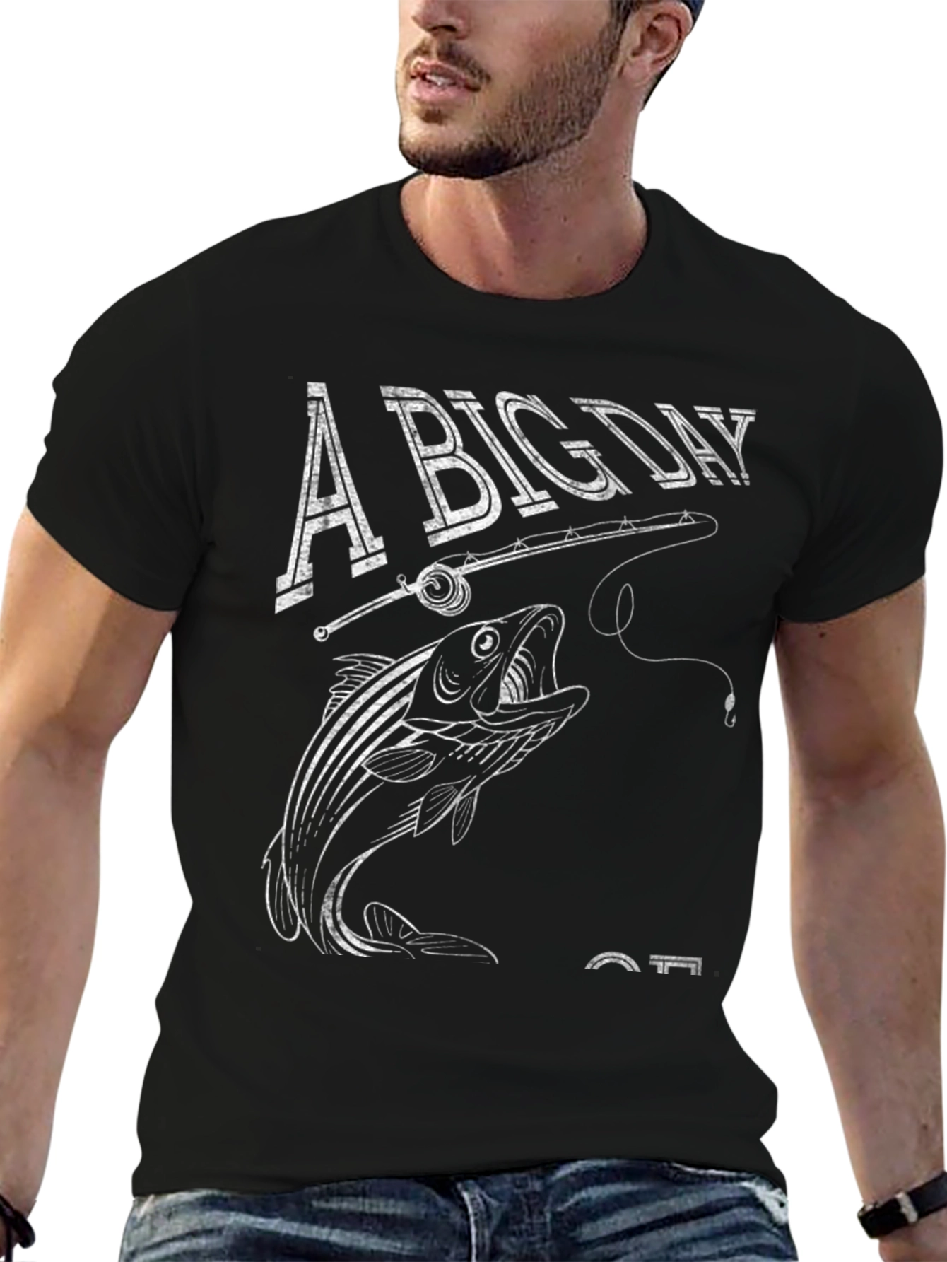A Big Day Fishing T-Shirt - Anglers Catch Tee