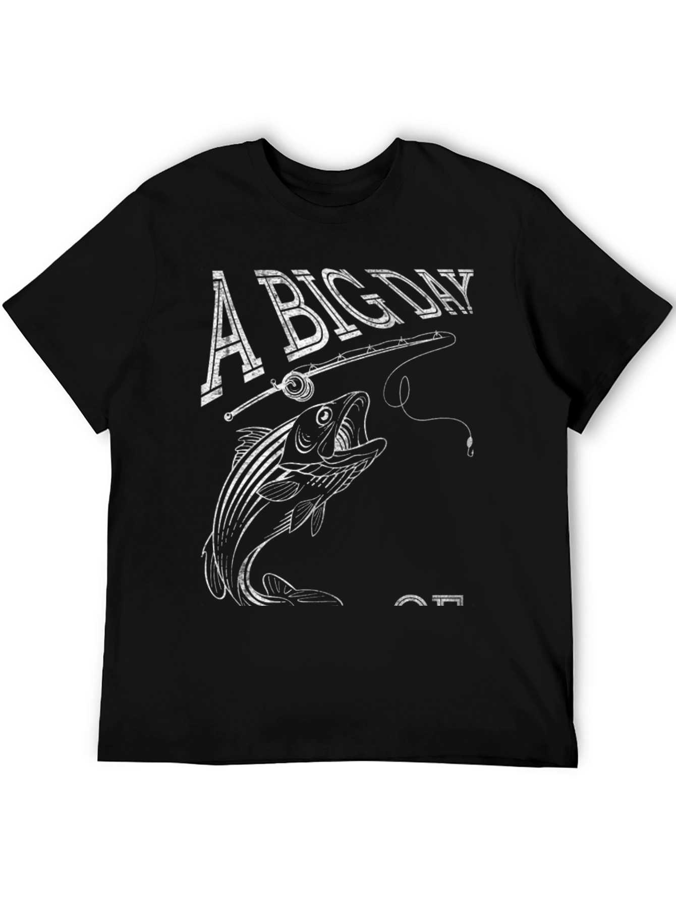 A Big Day Fishing T-Shirt - Anglers Catch Tee