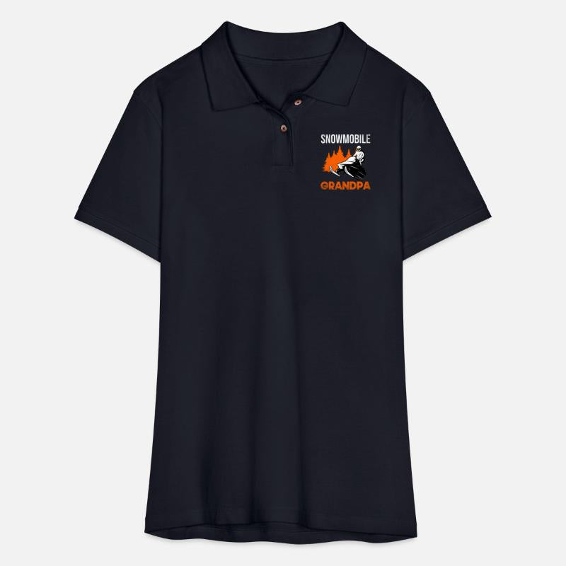 Snowmobile Grandpa Dad Snowmobiling Snow Ride