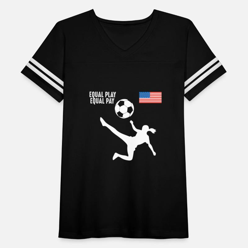 Soccer Equal Play Equal Pay American Flag