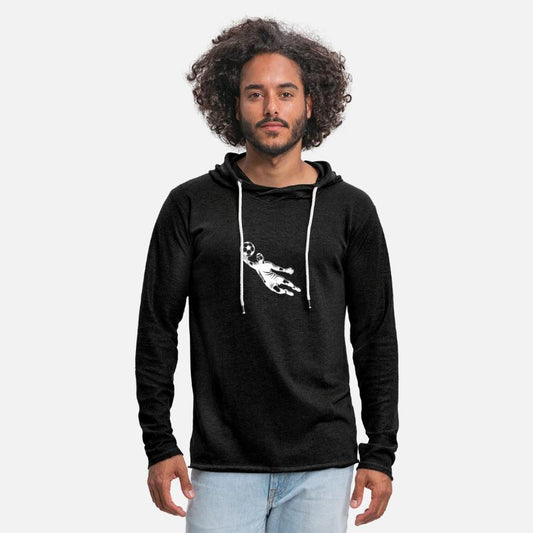 Soccer Goalkeeper Jumps To Save The Ball