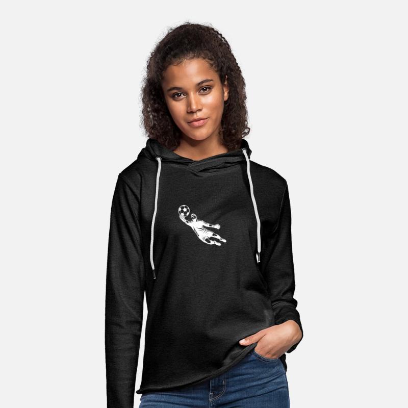 Soccer Goalkeeper Jumps To Save The Ball