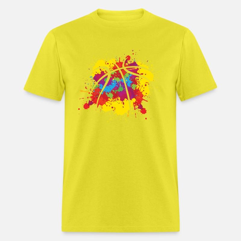 Splash Color Athlete Ball Game Sport Basketball