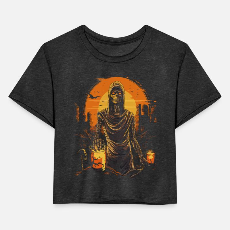 Spooky Mummy Tee Undead Halloween Fashion Gift