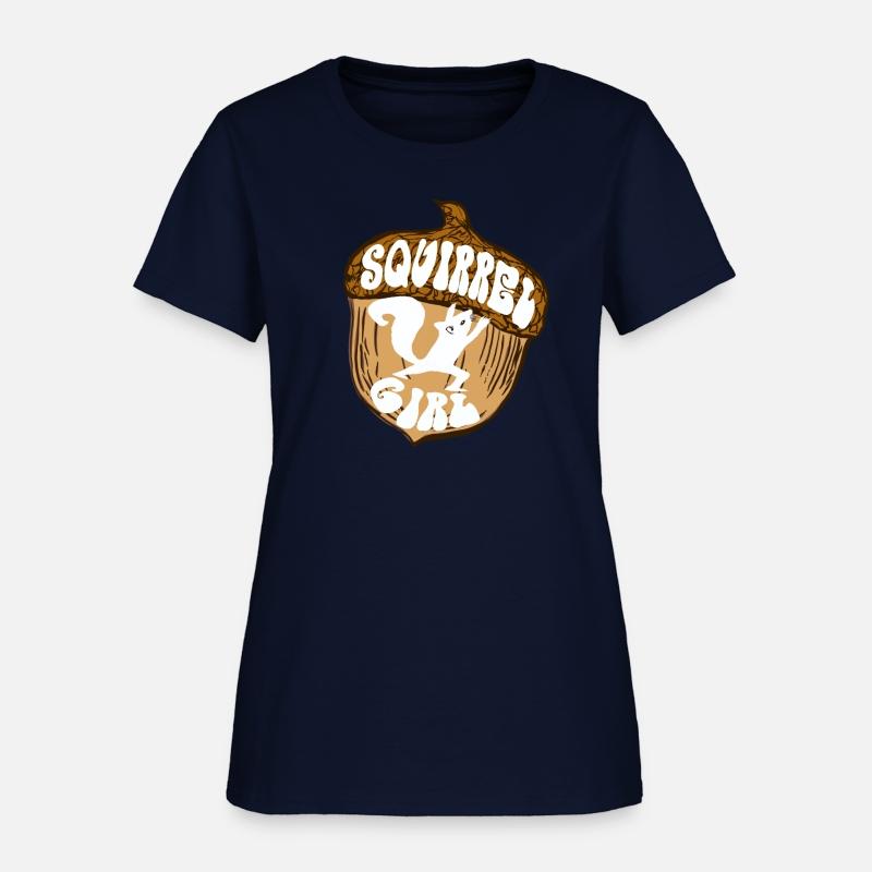 Squirrel Girl with Acorn - funny squirrel saying