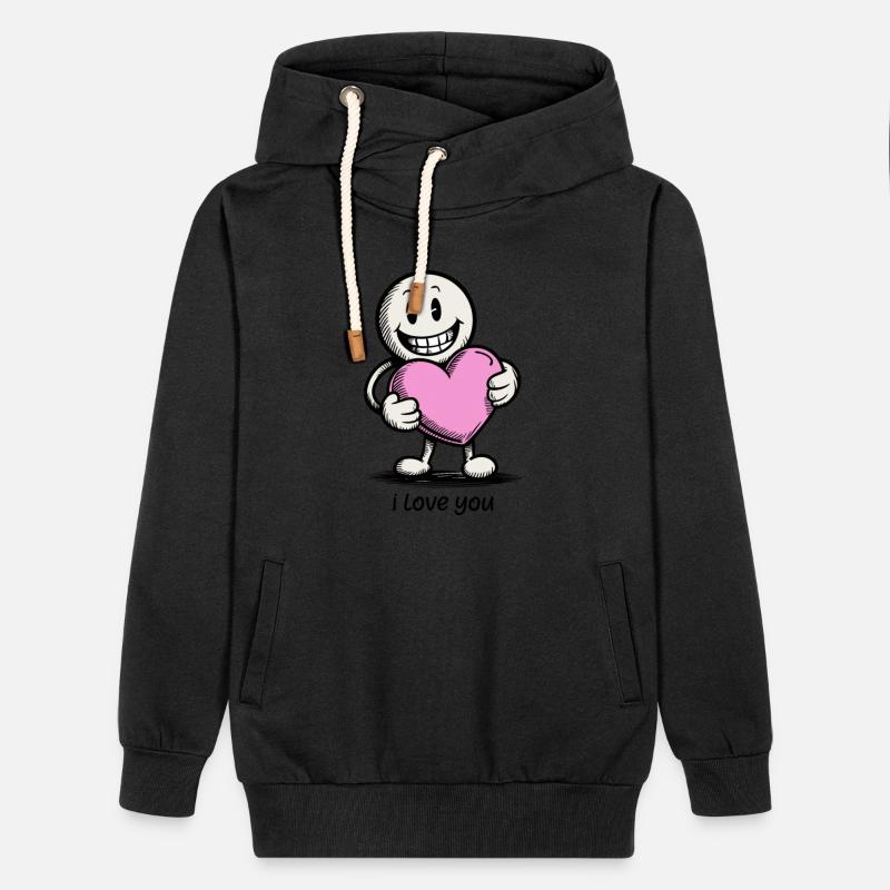 Stick Figure with Heart I LOVE YOU