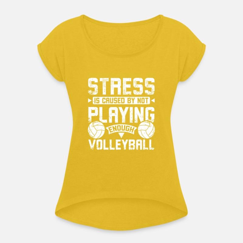 Stress is caused by not playing enough volleyball