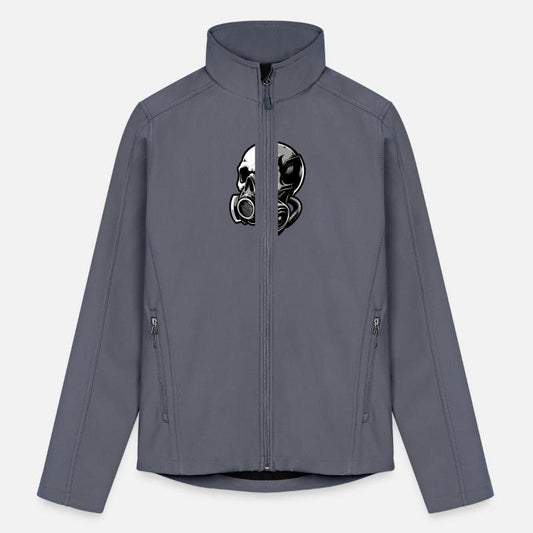 Stylish skull with a gas mask 1