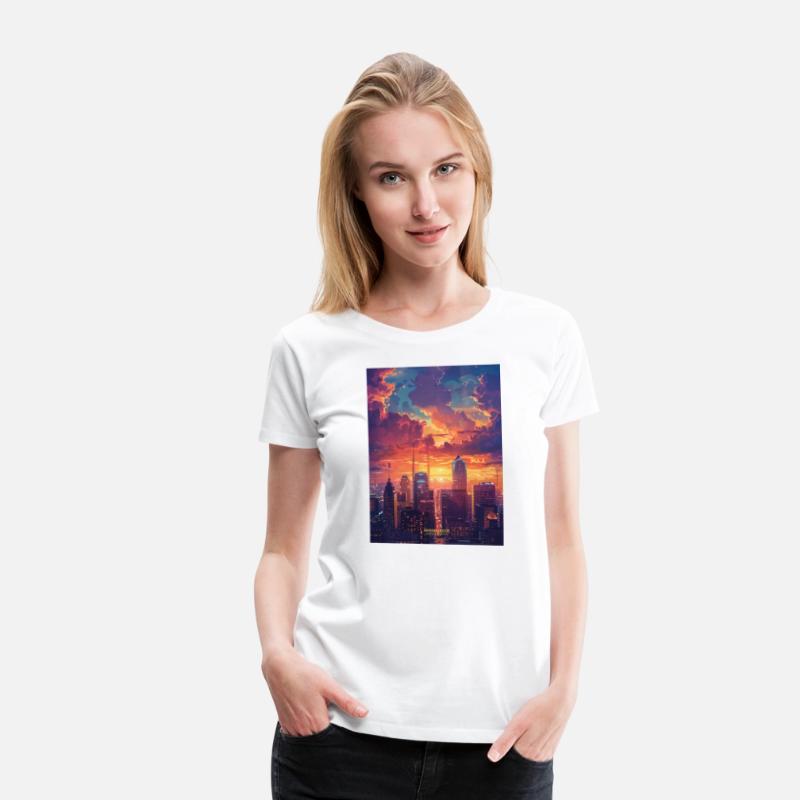 Sunset in Indianapolis IN USA