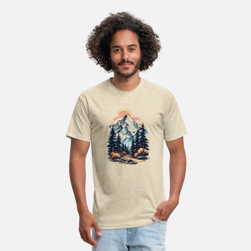 Sunset Over the Pines