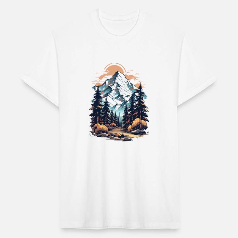 Sunset Over the Pines