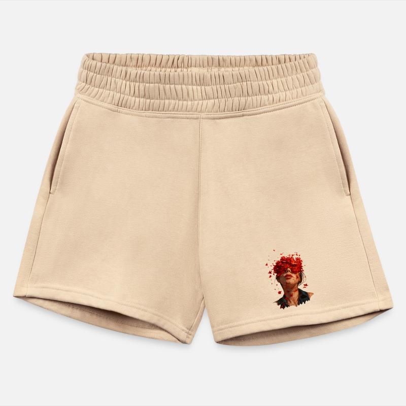 Surreal Floral Portrait – Red Petals & Dreamy Digi