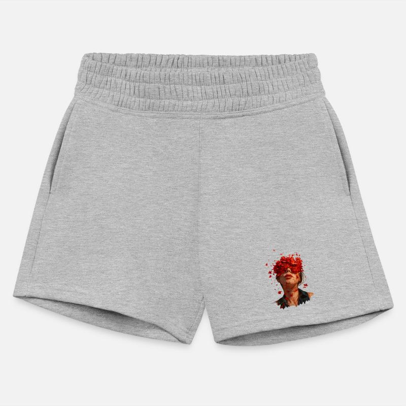 Surreal Floral Portrait – Red Petals & Dreamy Digi