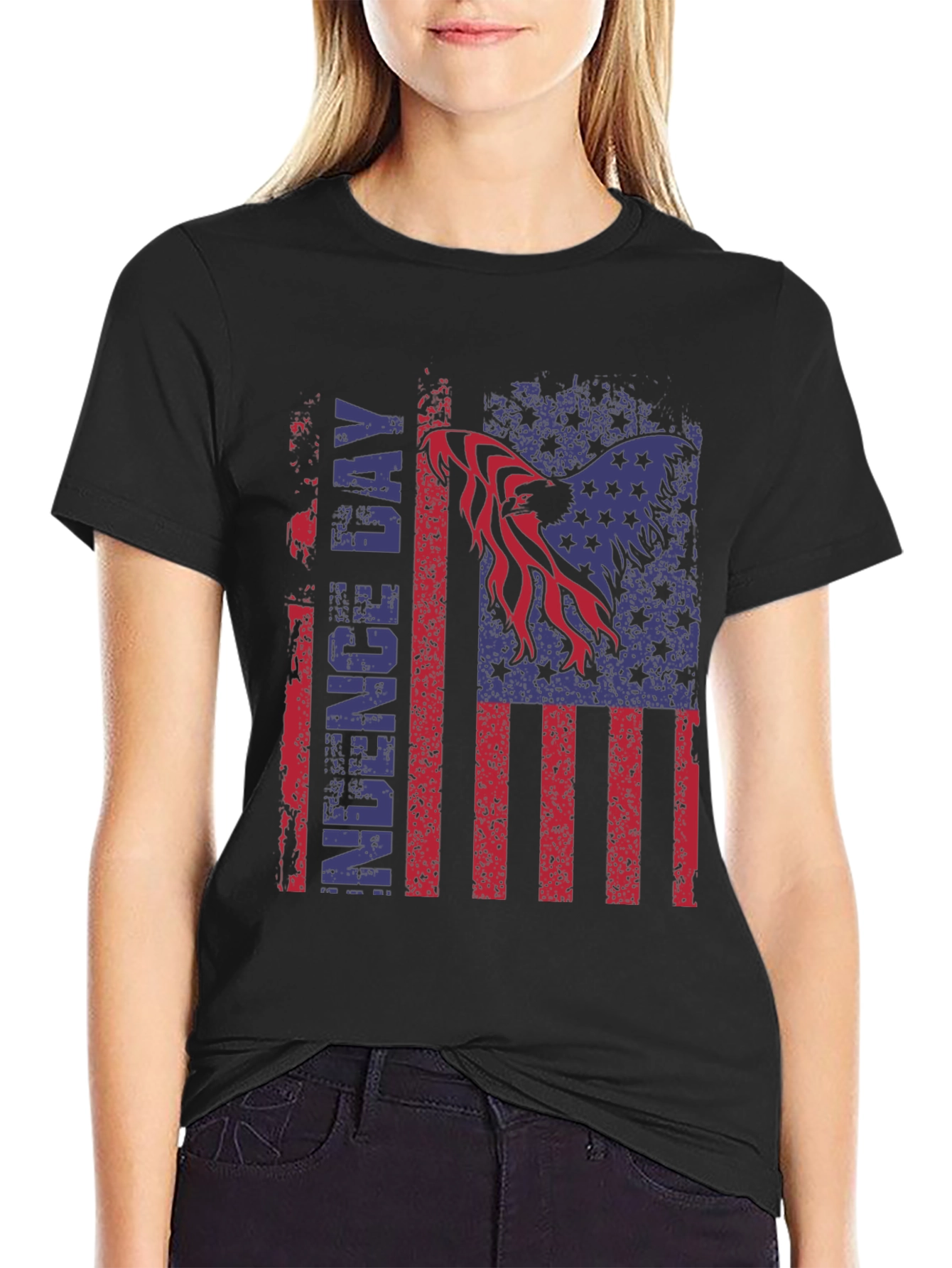 American Flag Eagle Independence Day T-Shirt
