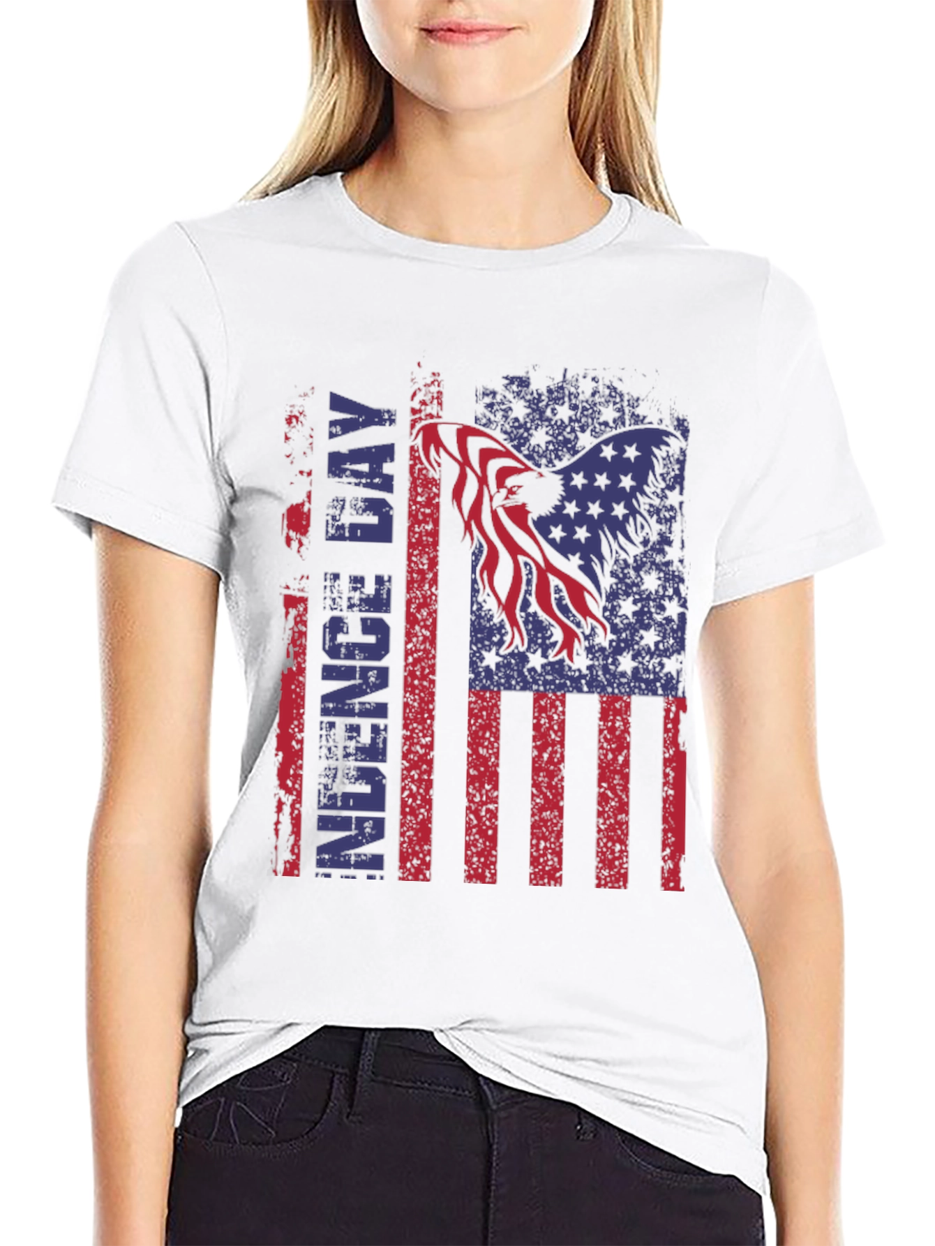 American Flag Eagle Independence Day T-Shirt