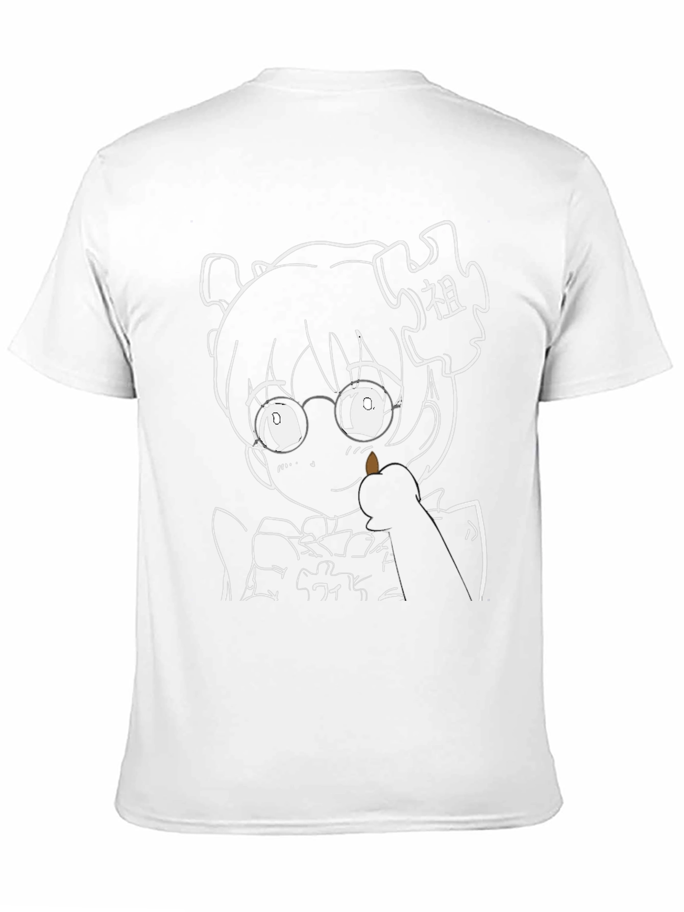 Anime Puzzle Piece Black Graphic Tee