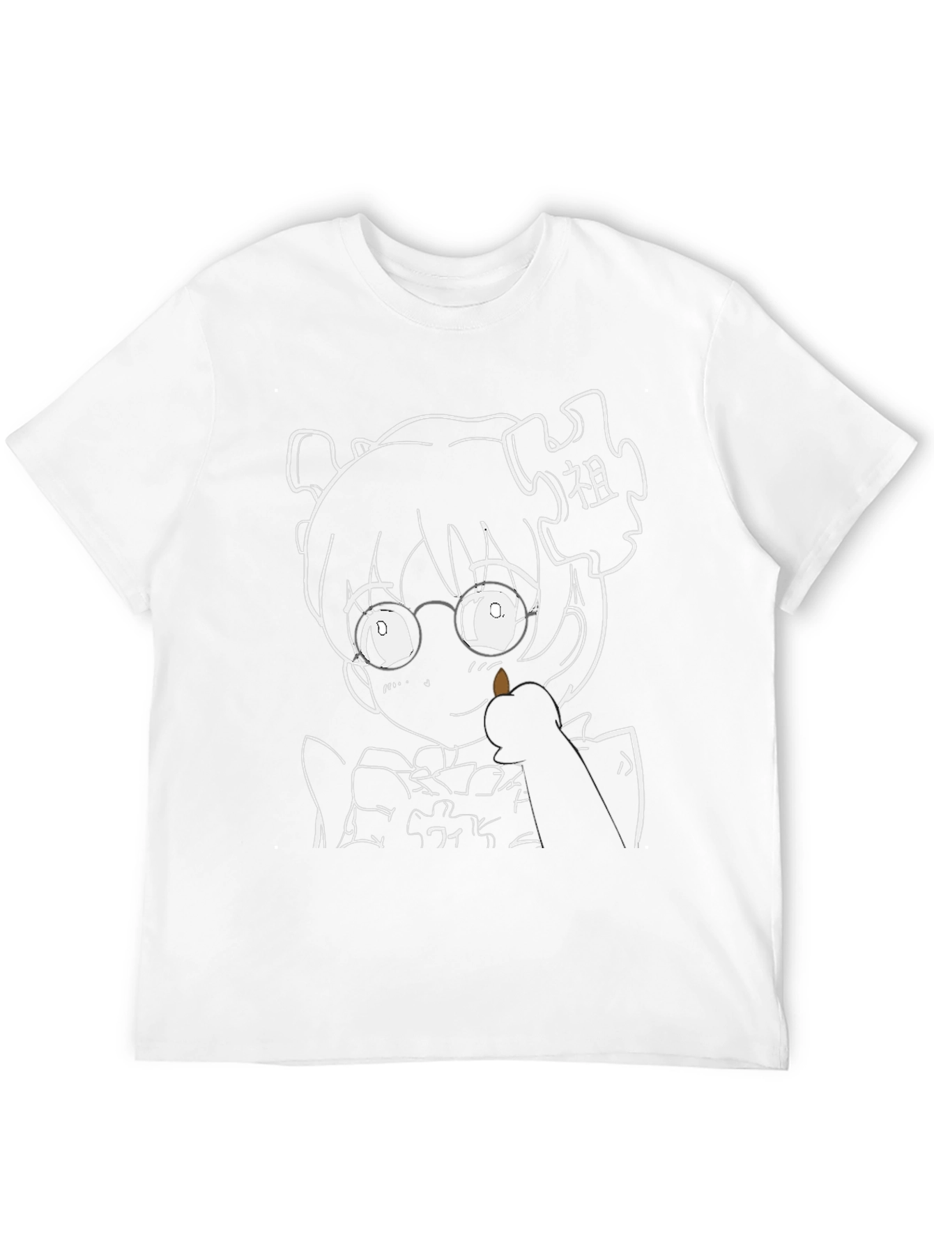 Anime Puzzle Piece Black Graphic Tee
