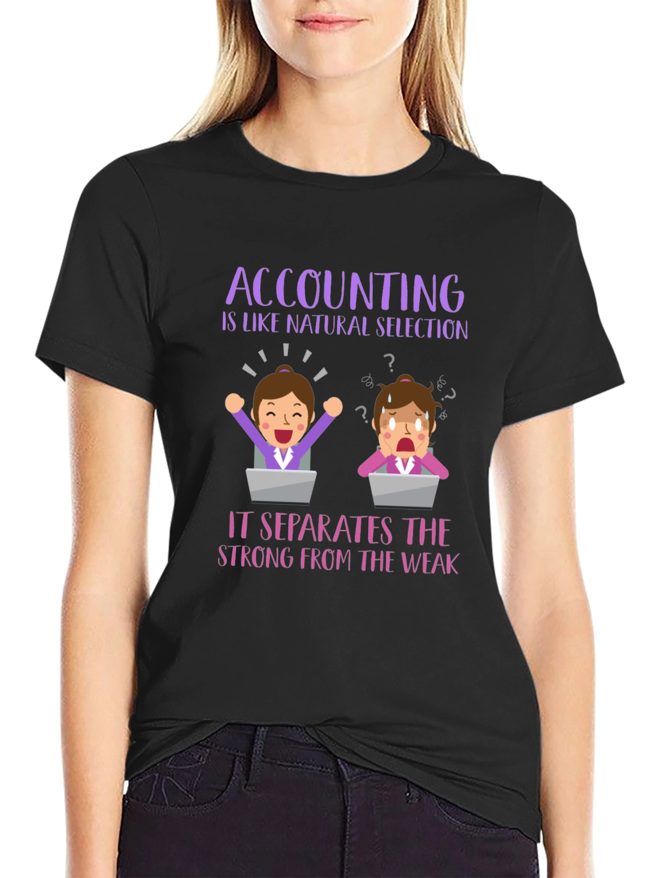Accounting Natural Selection T-Shirt