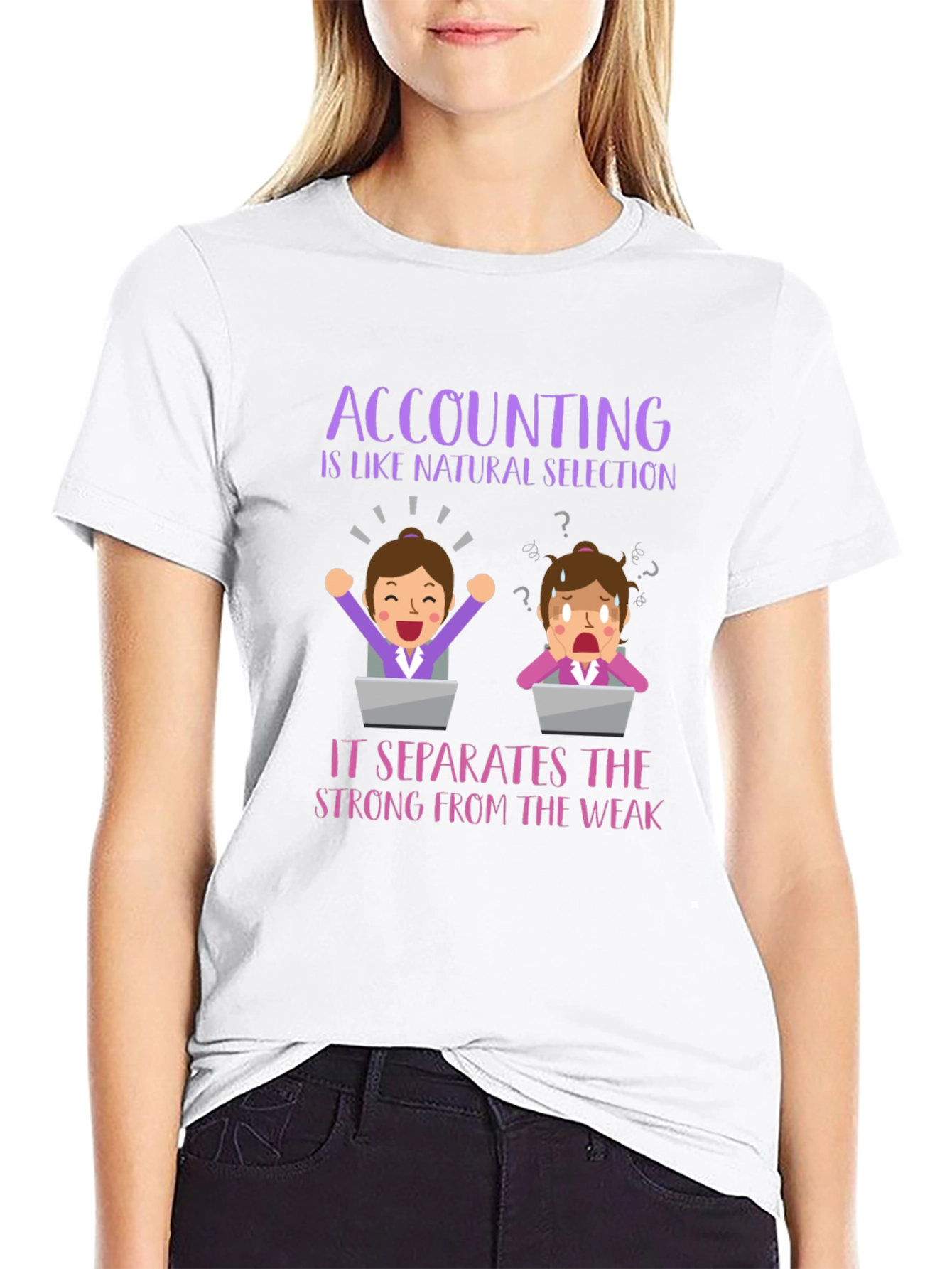 Accounting Natural Selection T-Shirt