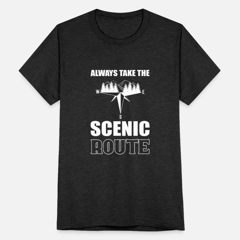 Take Scenic Route Hiker And Wanderer Gift