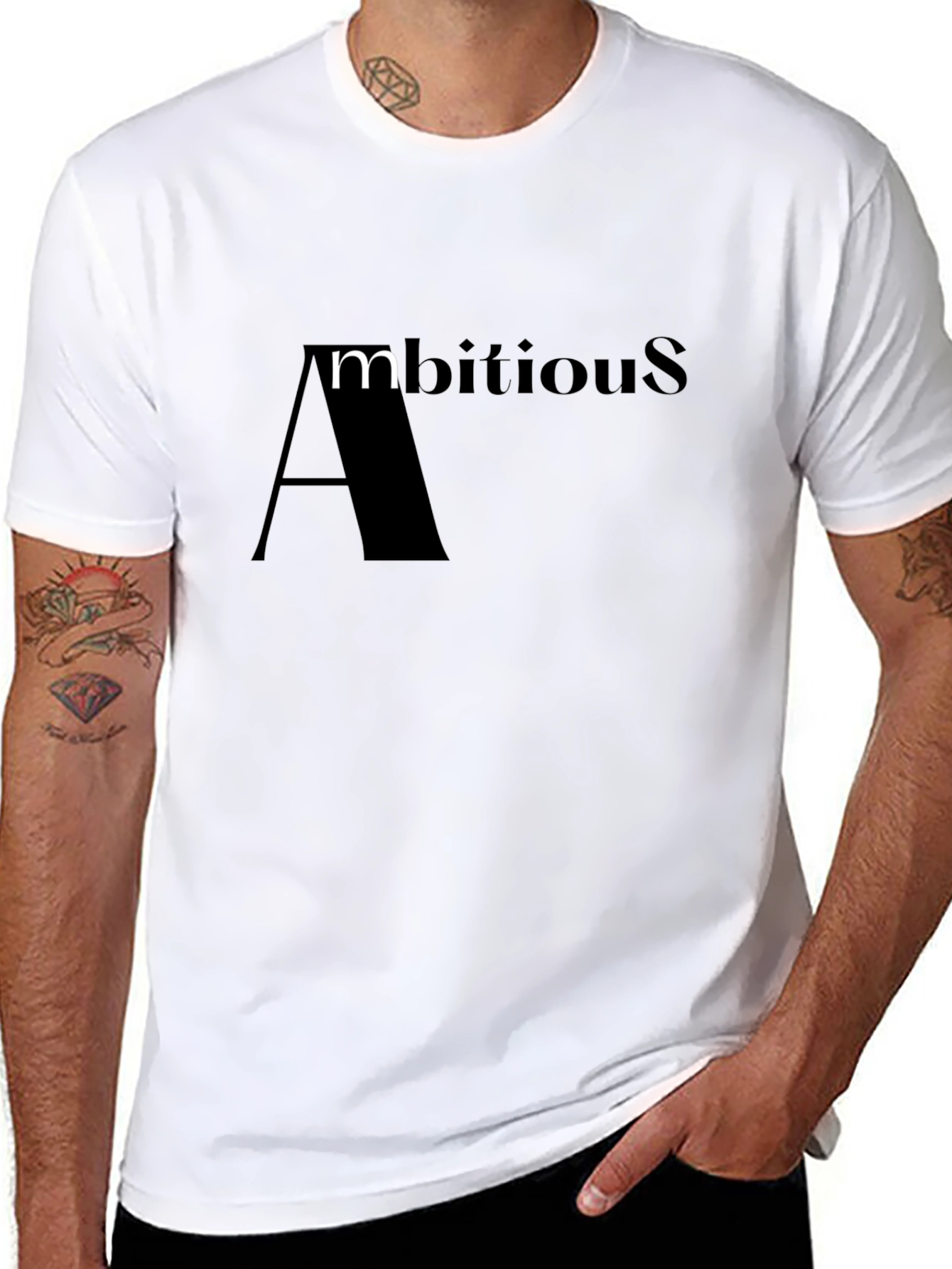 Ambitious Graphic Black T-Shirt