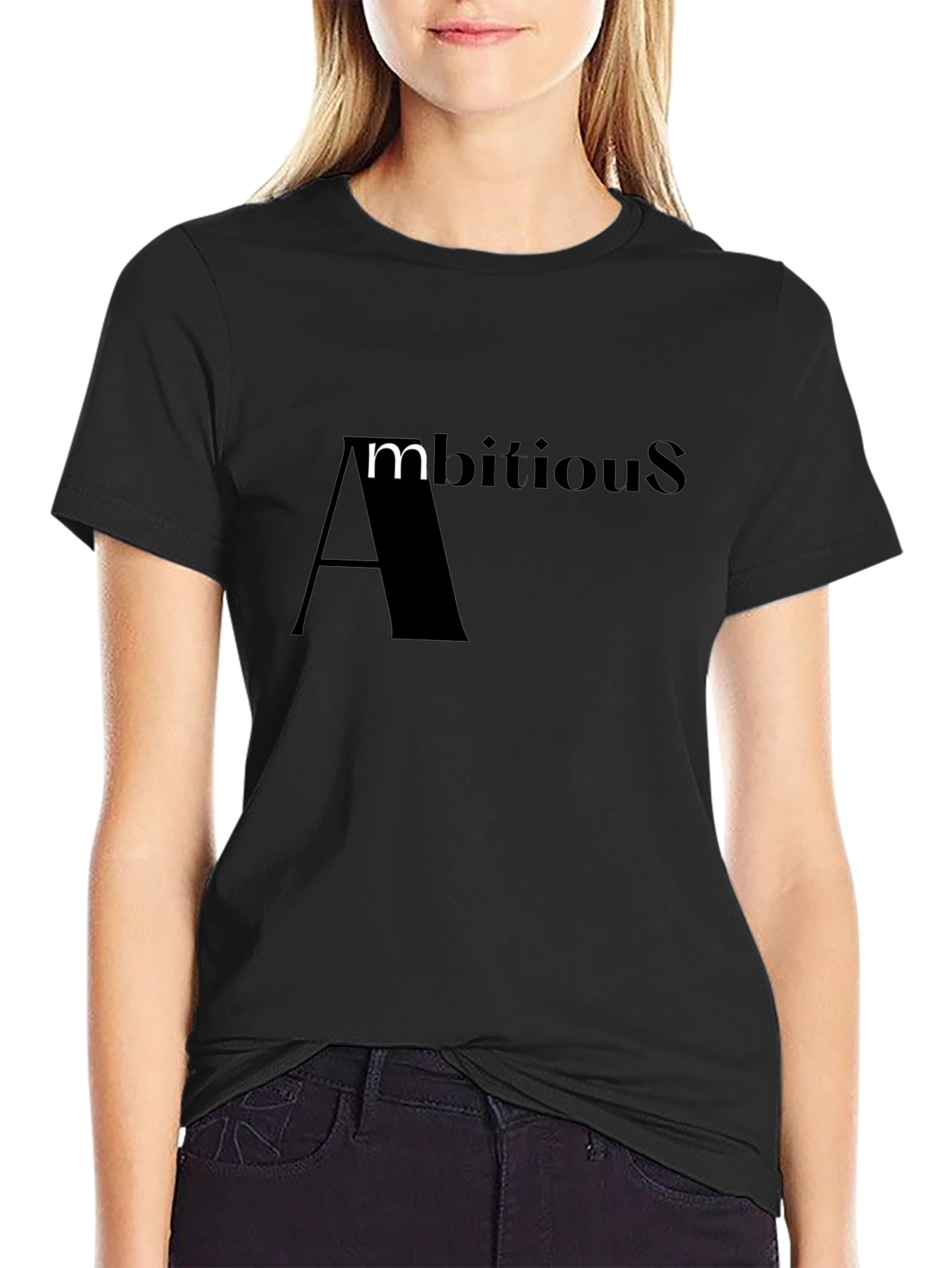 Ambitious Graphic Black T-Shirt