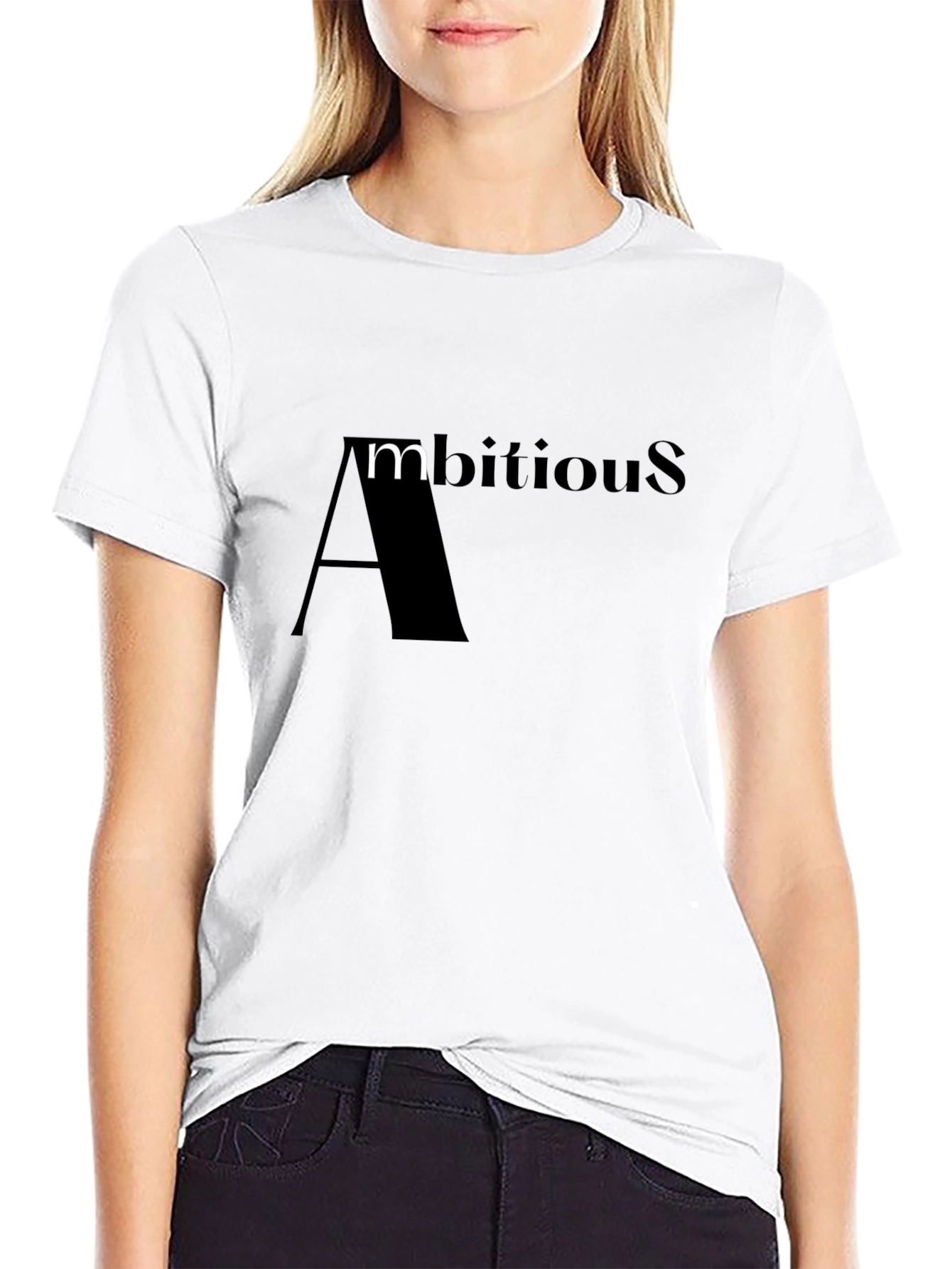 Ambitious Graphic Black T-Shirt