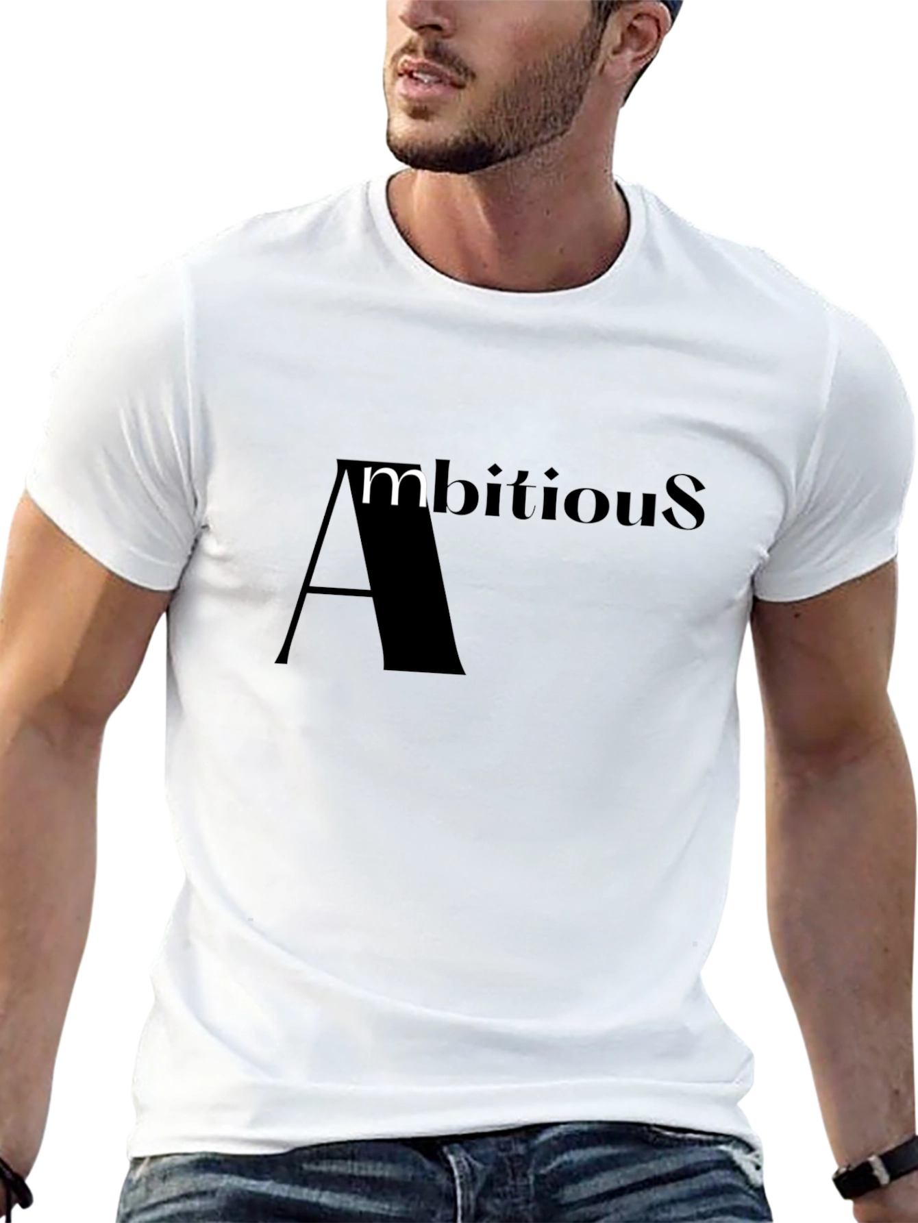 Ambitious Graphic Black T-Shirt