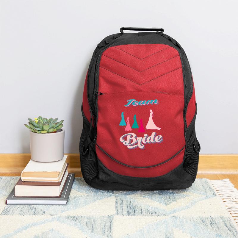 team bride silhouettes bachelorette party