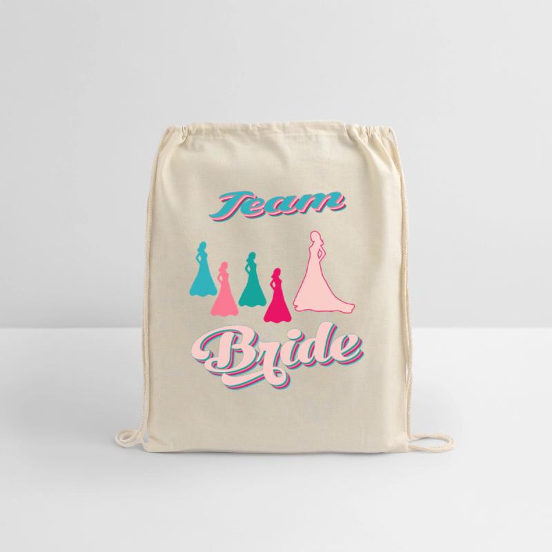 team bride silhouettes bachelorette party