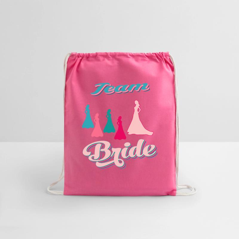 team bride silhouettes bachelorette party