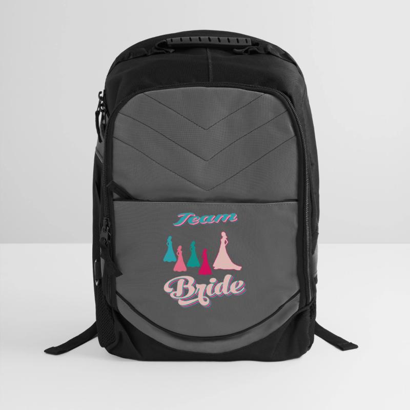 team bride silhouettes bachelorette party