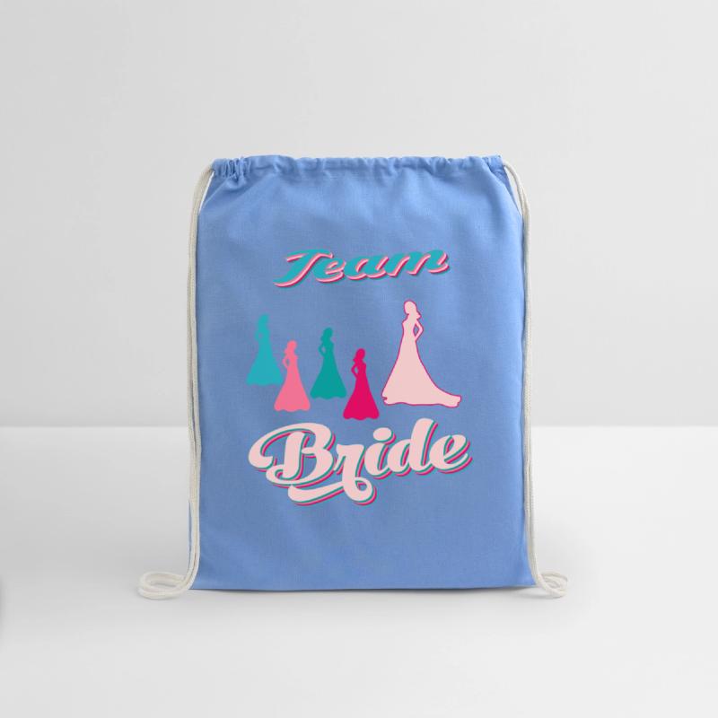 team bride silhouettes bachelorette party