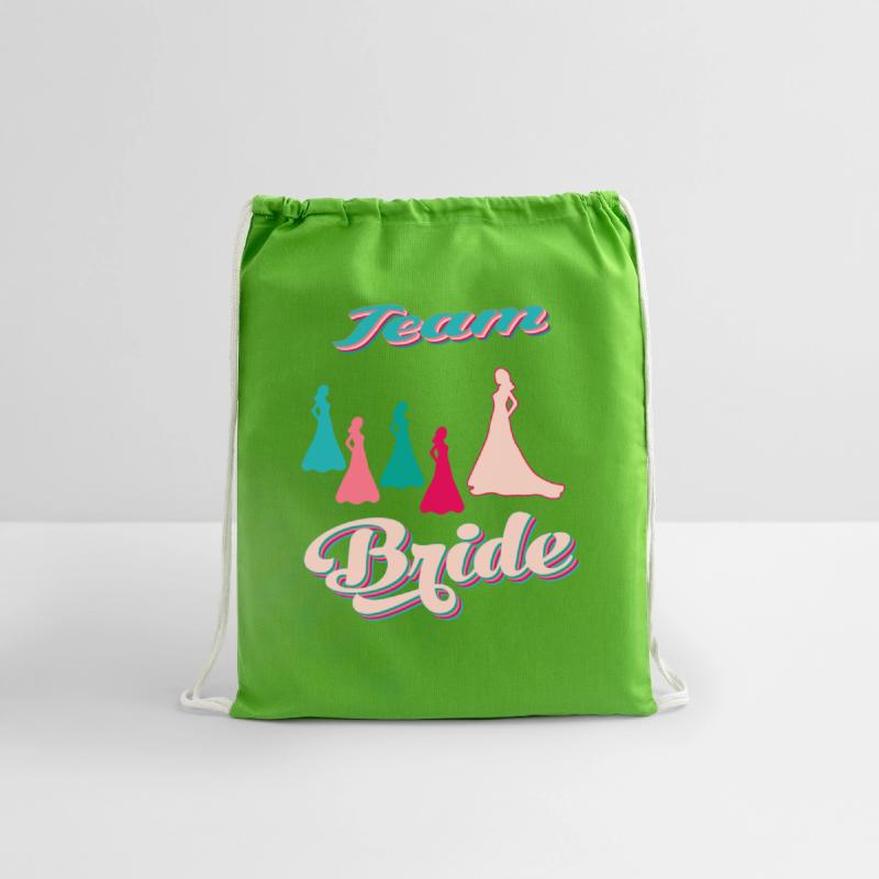 team bride silhouettes bachelorette party