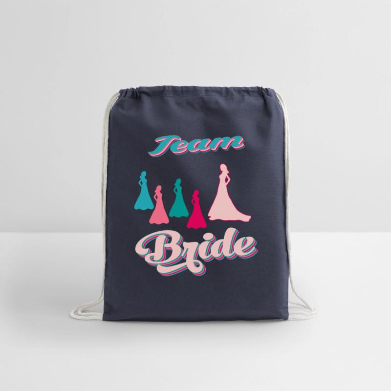 team bride silhouettes bachelorette party