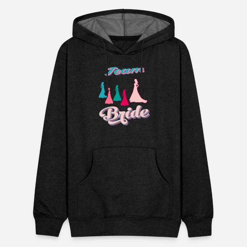 team bride silhouettes bachelorette party