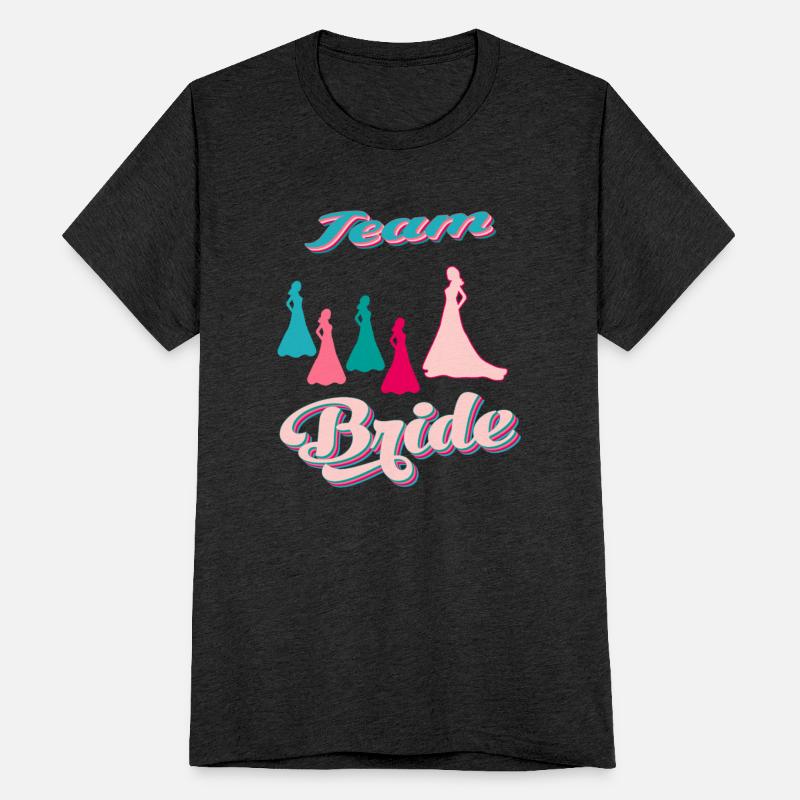 team bride silhouettes bachelorette party