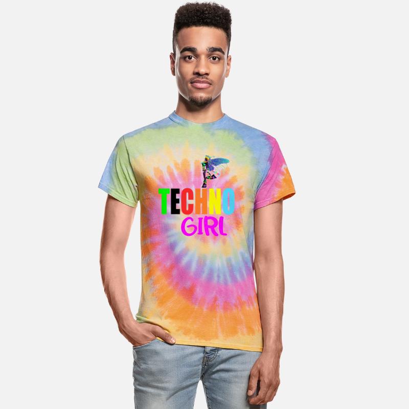 techno girl bright