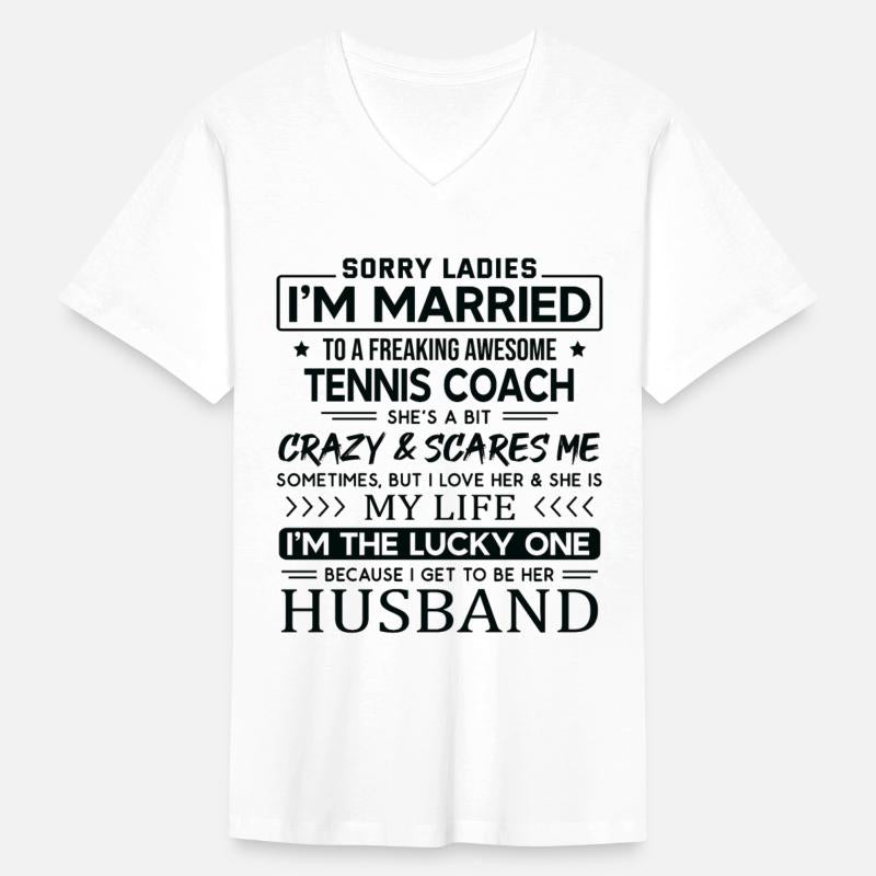 Tennis Coach Funny Saying For Husband
