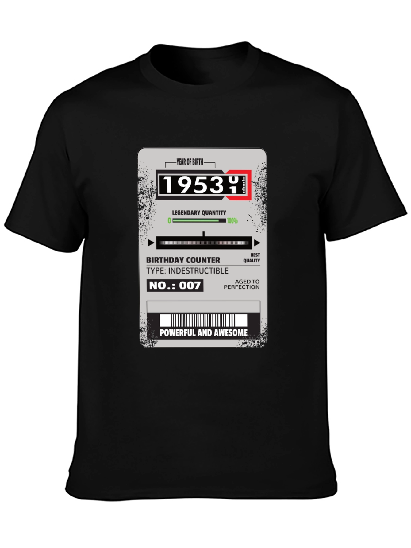 1953 Birthday T-Shirt - Legendary Edition