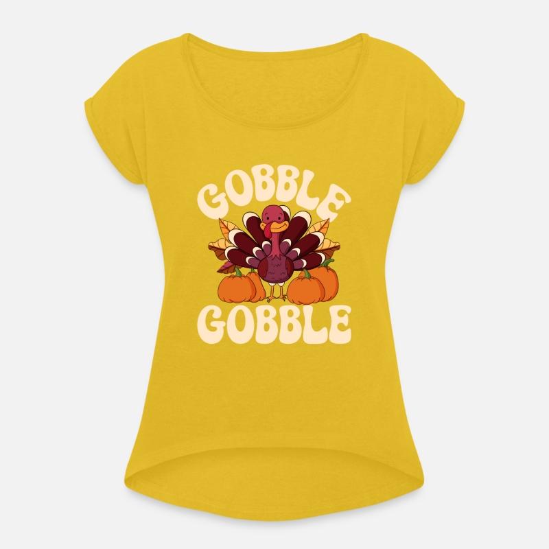 Thanksgiving Gobble Gobble Turkey Food Friends