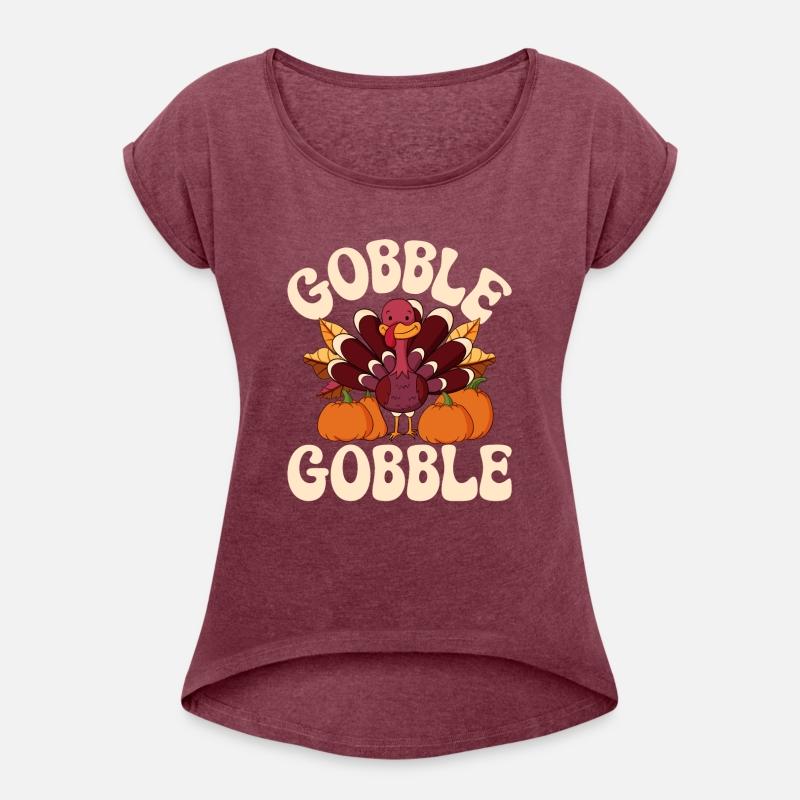Thanksgiving Gobble Gobble Turkey Food Friends