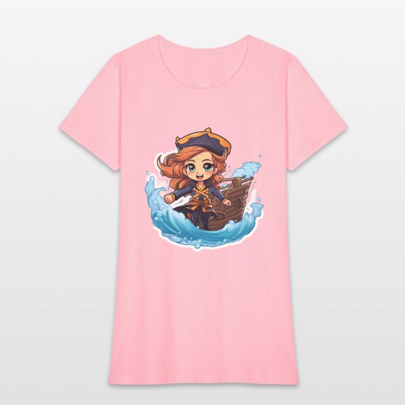 The Captains Charm Cartoonish Pirate at Sea