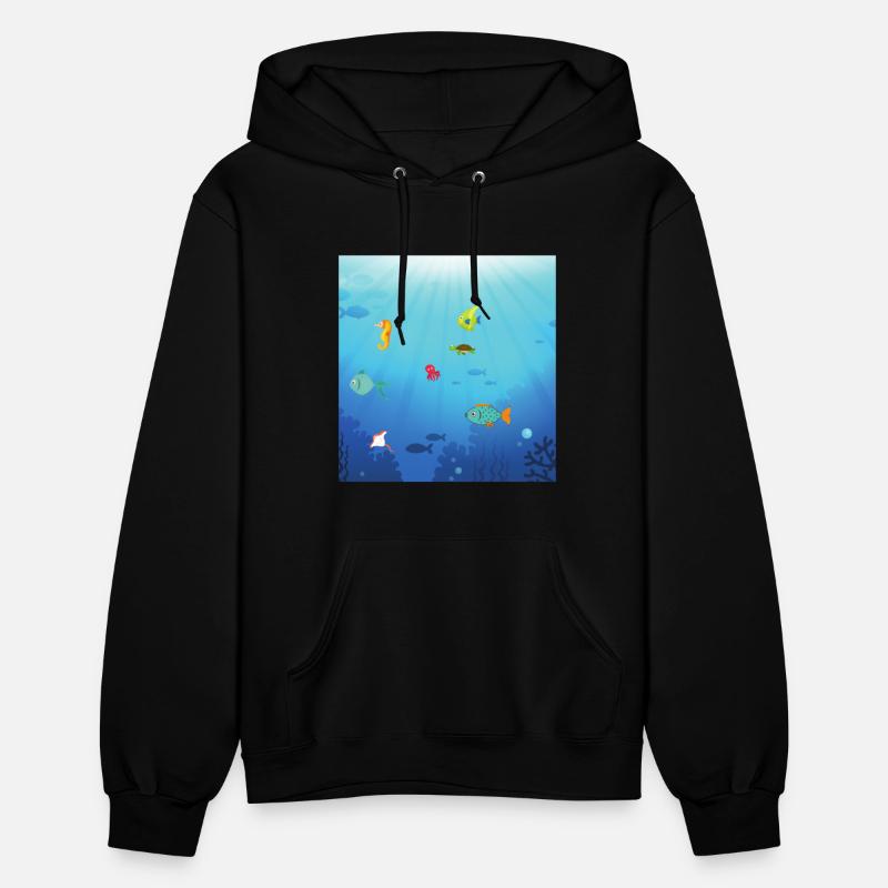 The ocean marine sea life under the water nature